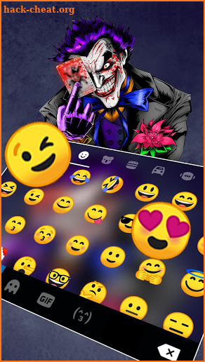 Poker Joker Clown Keyboard Theme screenshot