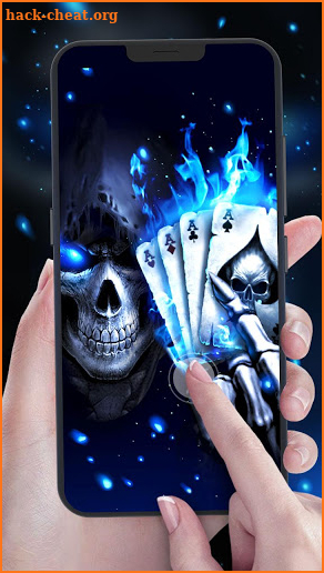 Poker Skull Live Wallpaper screenshot