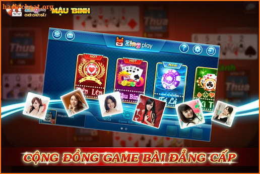 Poker VN - Mậu Binh – Binh Xập Xám - ZingPlay screenshot