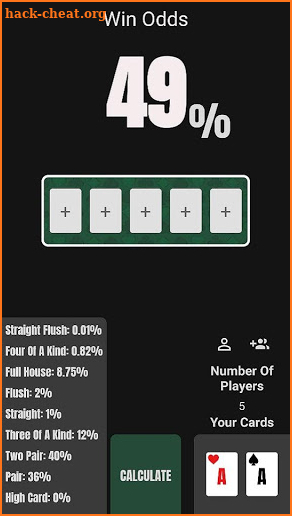 Pokerist - Poker Odds Calculator screenshot