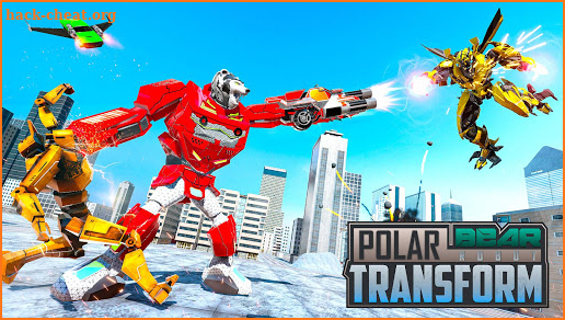 Polar Bear Robot Transform: Robot car game screenshot