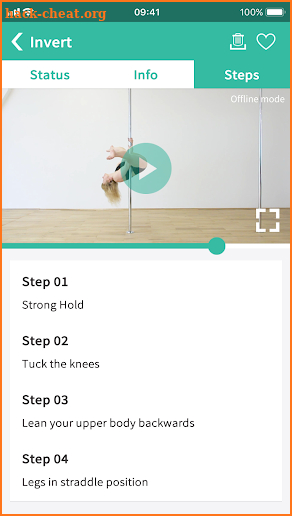 Polearn - poledance tutorials screenshot
