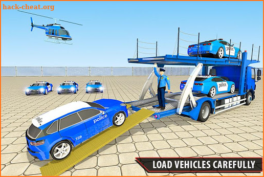 Police Airplane Transport: Grand Transporter Truck screenshot