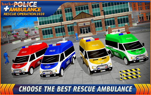 Police Ambulance Rescue Driving: 911 Emergency screenshot
