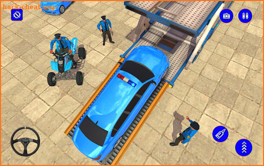 Police ATV Quad Bike Transport screenshot