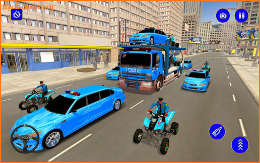 Police ATV Quad Bike Transport screenshot