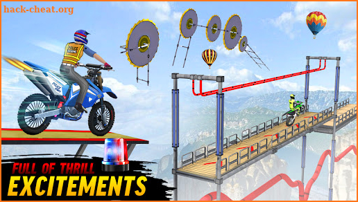 Police Bike 3D Mega Ramp Stunt AnEnieX Bike Stunt screenshot
