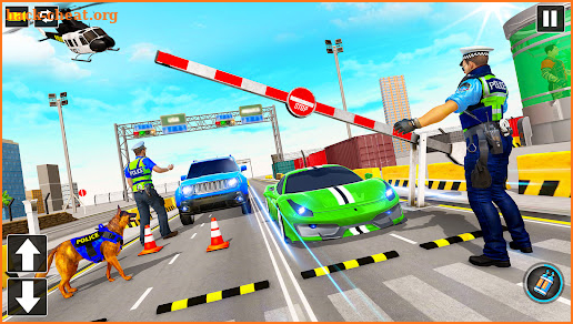 Police Bike Border Patrol Game screenshot
