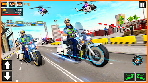 Police Bike Border Patrol Game screenshot