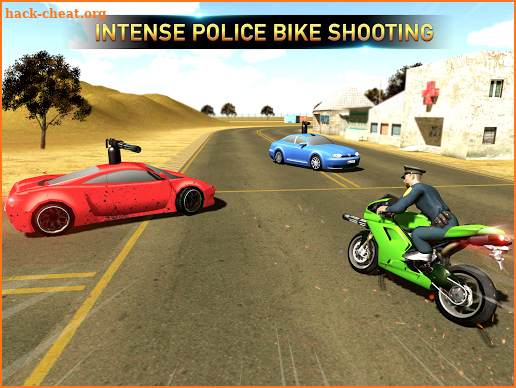 Police Bike Shooting - Gangster Chase Car Shooter screenshot