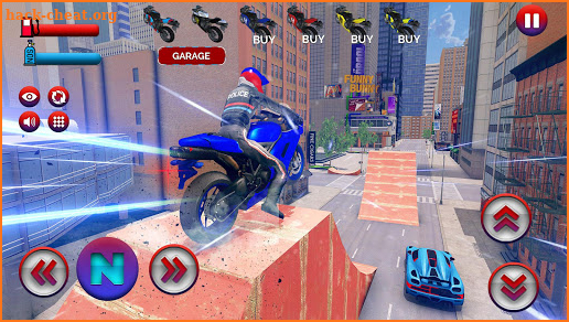 Police Bike Stunt Race - Impossible Motorbike Ride screenshot