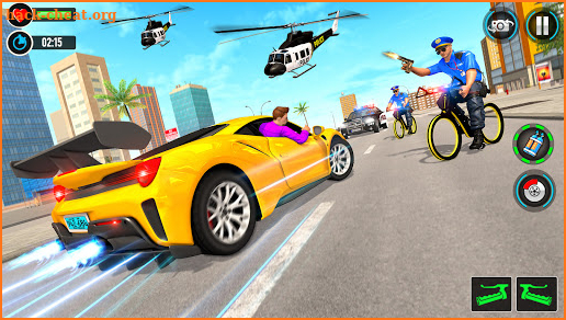 Police BMX Bicycle Crime Chase screenshot