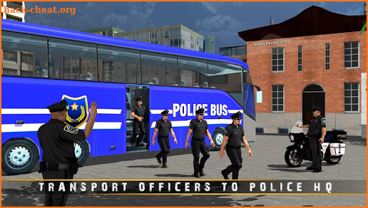 Police Bus Driving Game 3D screenshot