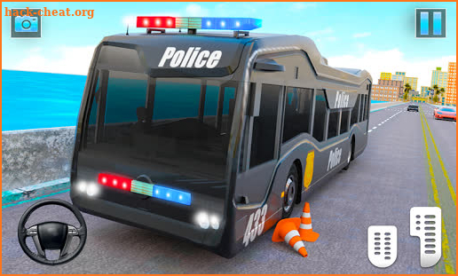 Police Bus Parking: Coach Bus Driving Simulator screenshot