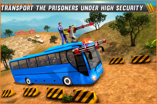 Police Bus Shooting -Police Plane Prison Transport screenshot