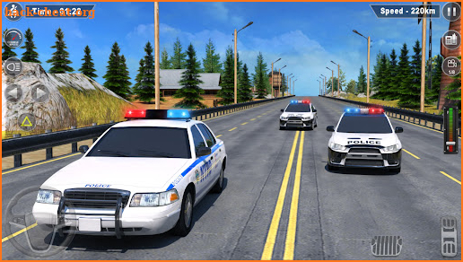 Police Car Driving Car Game 3d screenshot