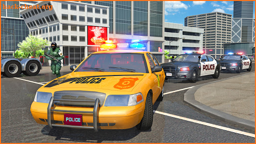 Police Car Driving in City screenshot