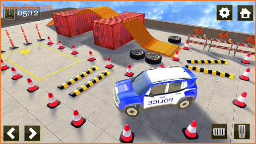 Police Car Parking Driving Cool Online Fun Game screenshot