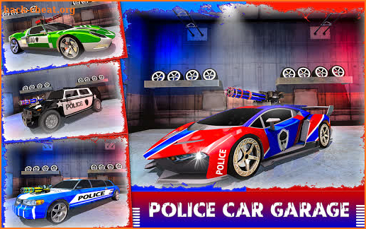 Police Car Racing Simulator: Traffic Shooting Game screenshot