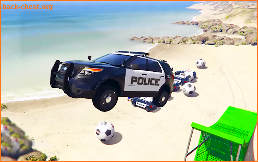 Police Car Superhero Racing Stunts Game screenshot