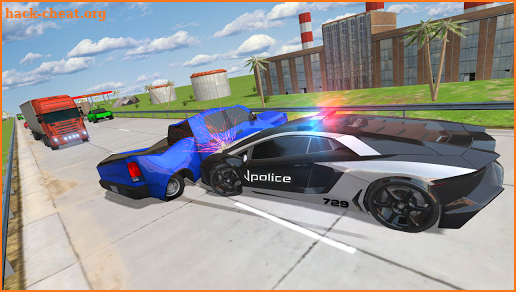 Police Car Traffic screenshot