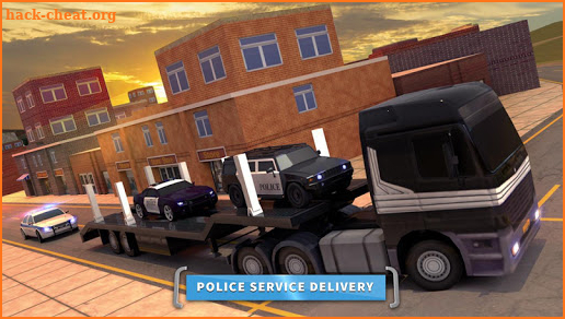 Police Car Transport Cargo Truck Simulator screenshot