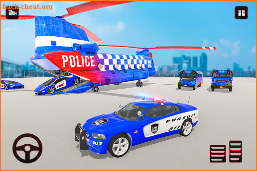 Police Car Transport Truck: Ship Cargo Simulator screenshot