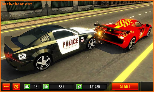 Police Car vs Gangster Escape screenshot