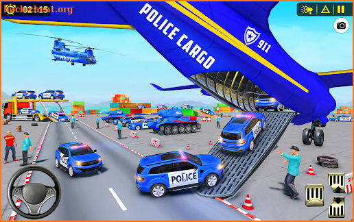 Police Cargo Transport Truck screenshot