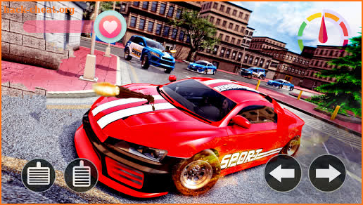 Police Chase: Death racing, Car game, Road warrior screenshot