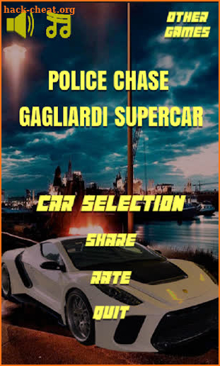 Police Chase Gagliardi Supercar screenshot