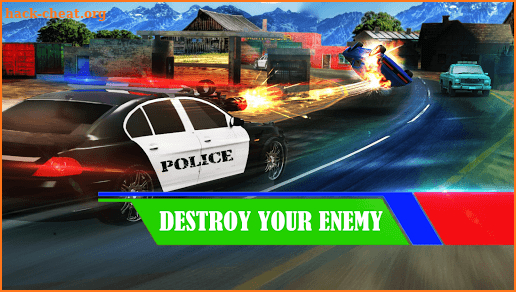 Police Chase in Highway Traffic Simulator 2018 screenshot