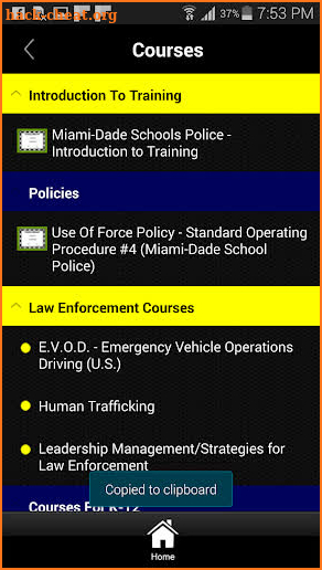 Police Community e-Training screenshot