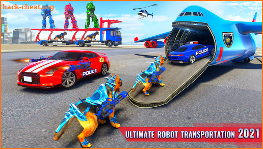 Police Dog Robot Car Transform War: Robot Games screenshot