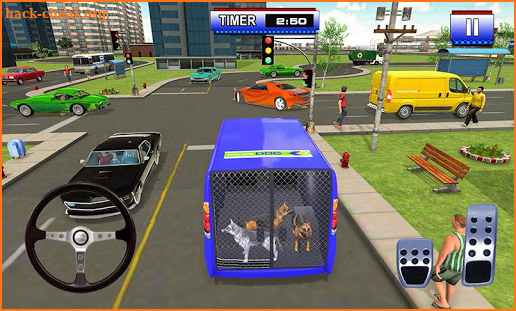 Police Dog Transport Truck Driver Simulation 3D screenshot