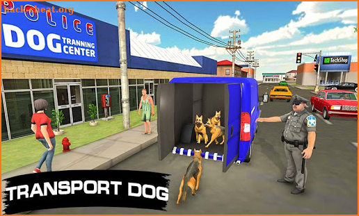 Police Dog Transport Truck Driver Simulation 3D screenshot