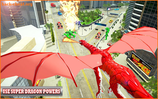 Police Dragon Robot Car – Flying Robot transform screenshot