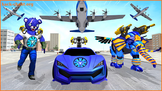 Police Elephant Robot Transform : Multi robot Game screenshot