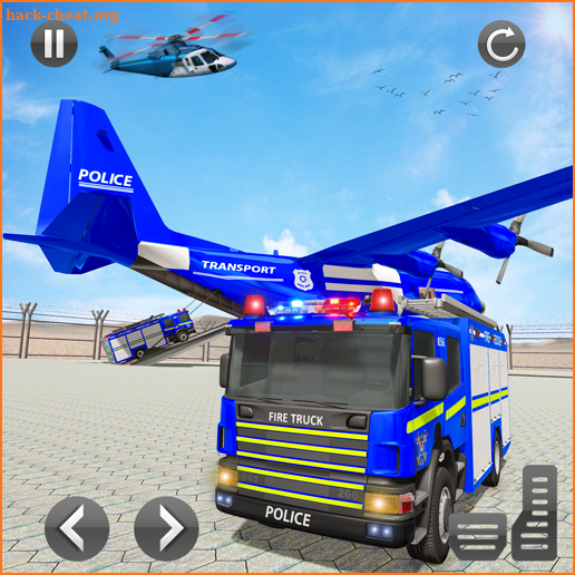 Police Fire Truck Transport screenshot