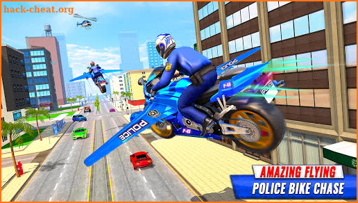 Police Flying Bike Simulator : Bike Driving Games screenshot