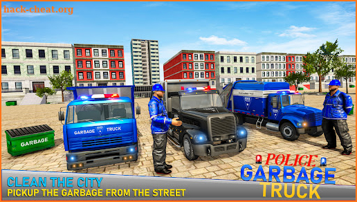 Police Garbage Truck Game 3D screenshot