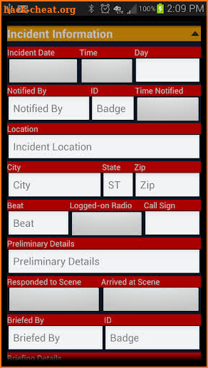 Police Investigation Notes screenshot