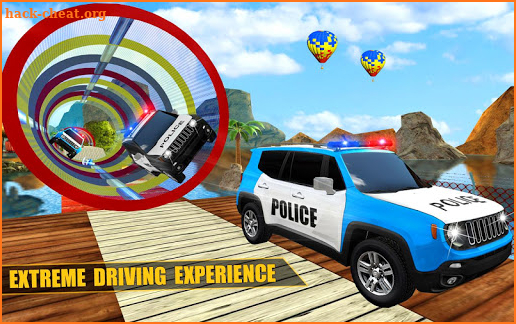 Police Jeep Racing Stunt 3D: 4x4 Ramp Stunt screenshot