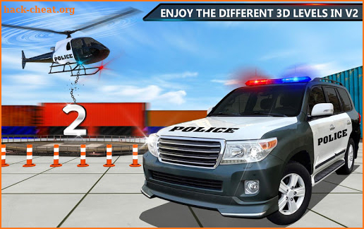 Police Jeep Spooky Stunt Parking 3D 2 screenshot