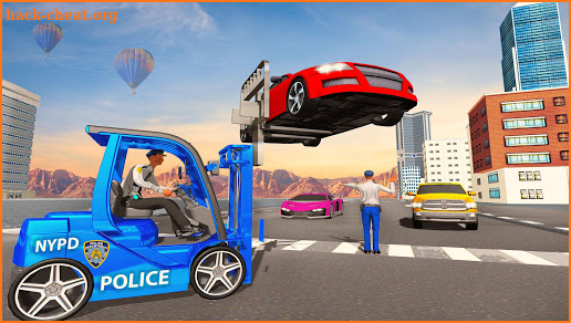 Police Lifter Wrong Parking Simulator screenshot