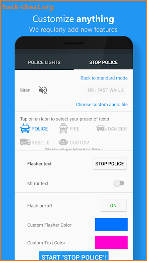 Police Lights, Sirens & Follow Me screenshot