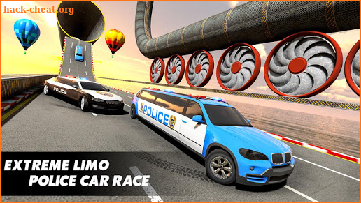 Police Limo Car Stunts GT Racing screenshot