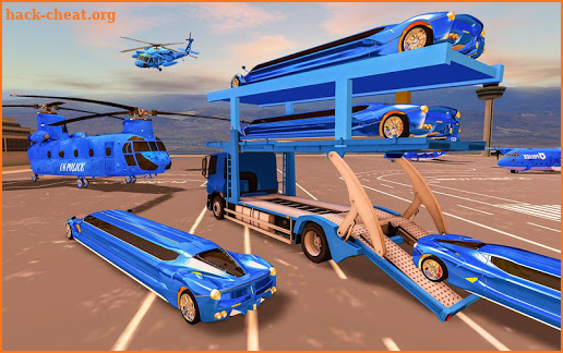 Police Limo Transporter Truck: Plane Transporter screenshot