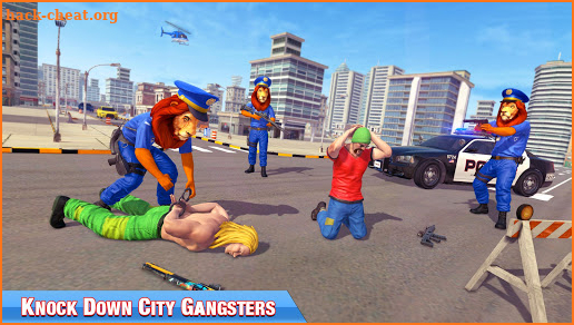 Police Lion Hero Gangster City Shooting Chase Game screenshot