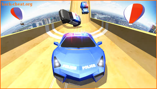 Police Mega Ramp Car Simulator Cops Racing Stunts screenshot